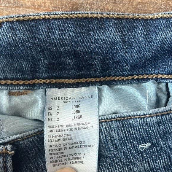 American Eagle Hi Rise Jeggings Size 2 Long - Picture 6 of 6